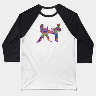 Taekwondo girl kids Baseball T-Shirt